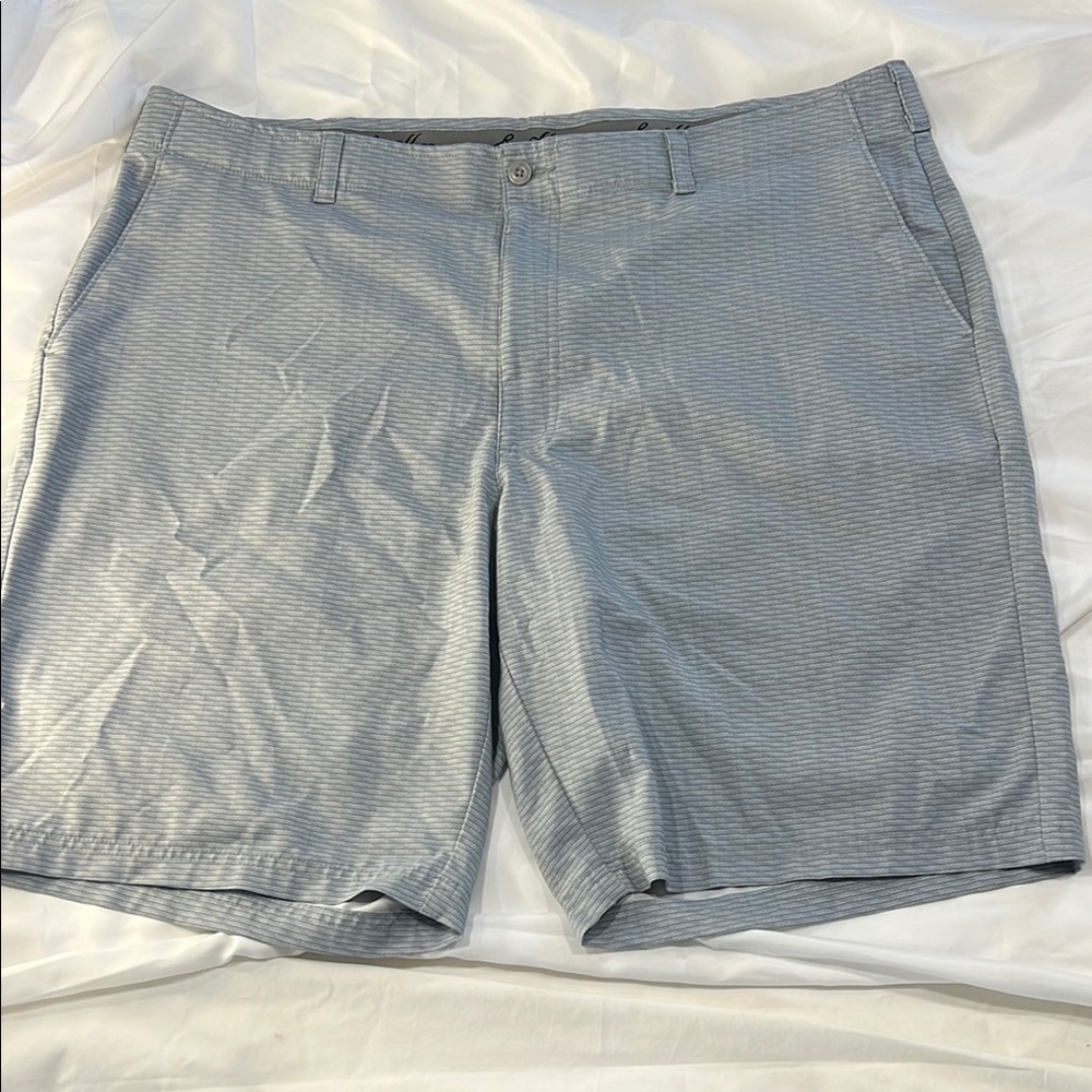 Hogan Gray Flat Front Casual Shorts